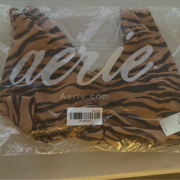 aerie Other - [Aerie] NWT Tiger Print Bikini Top